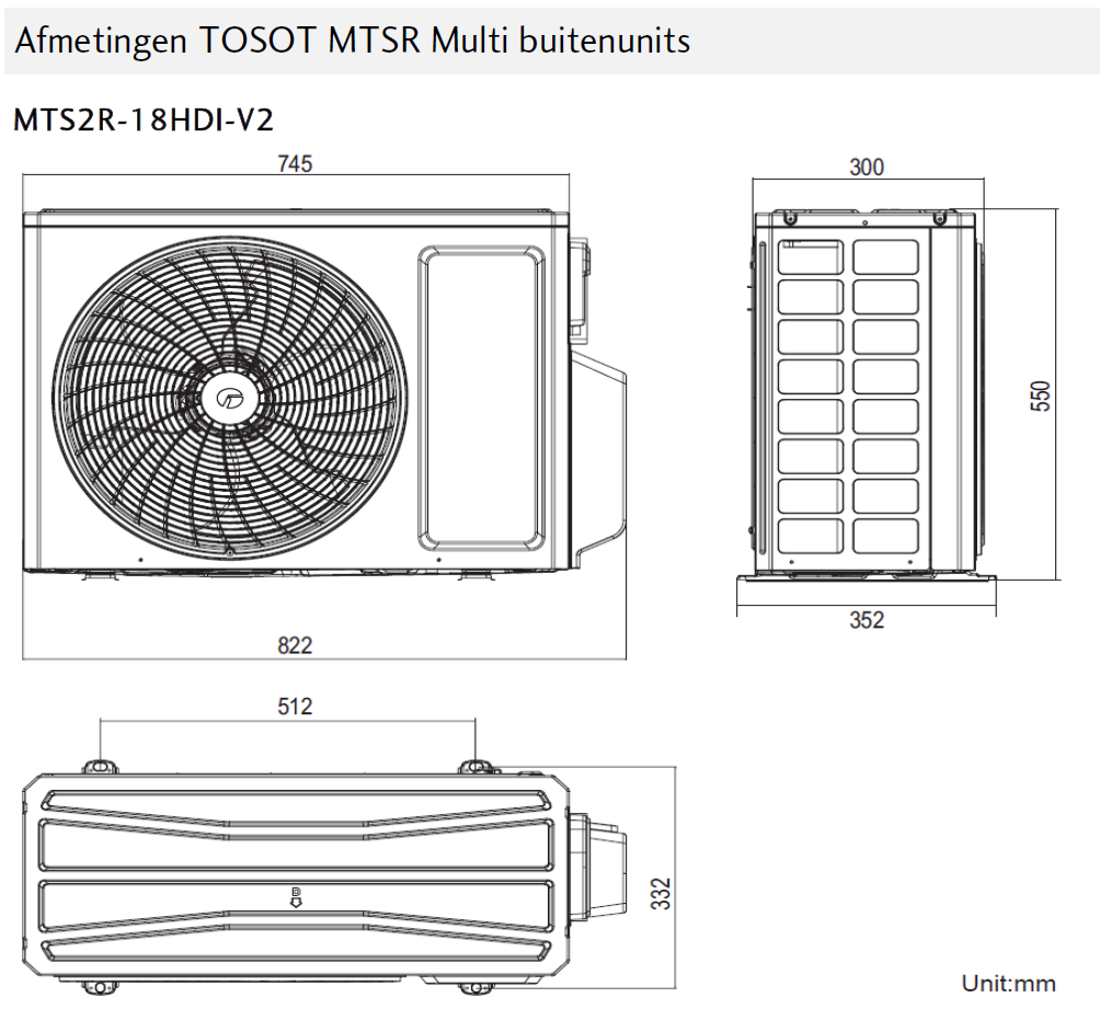 TOSOT Klimaanlage by Gree Wandgerät Pular mit WiFi Inverter Multisplit 0912 SET 1 x 2,5 kW 1 x 3,5 kW R32